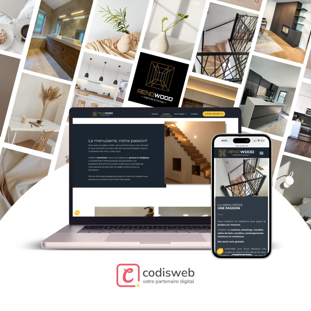 création d'un site web professionnels en menuiserie