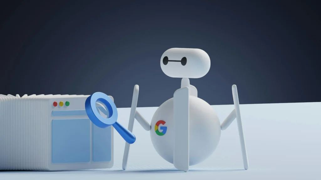 image montrant les robots IA de Google plus intelligent pour analyser le SEO en 2025